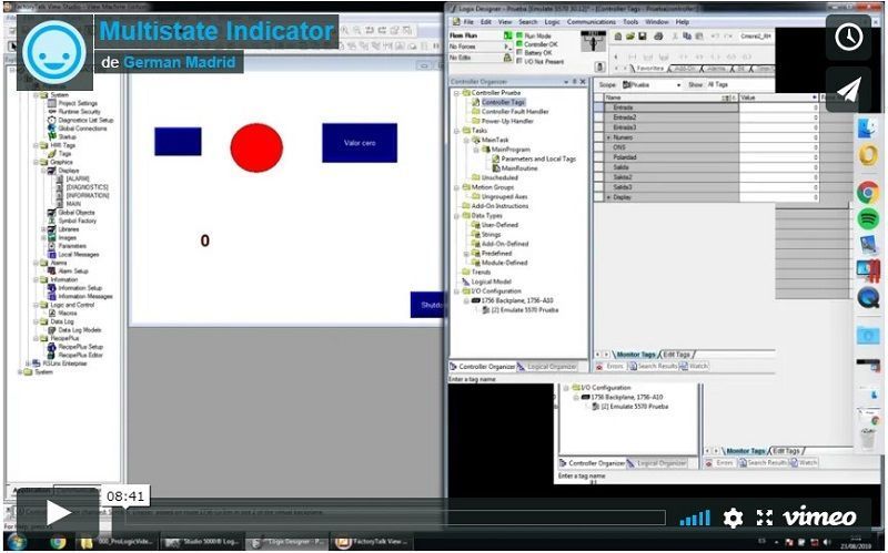 Indicador multiestado en FactoryTalk View